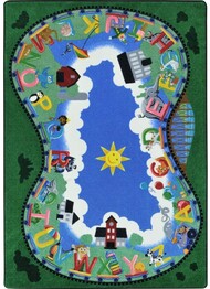 Joy Carpets Kid Essentials Alphabet Railway Multi